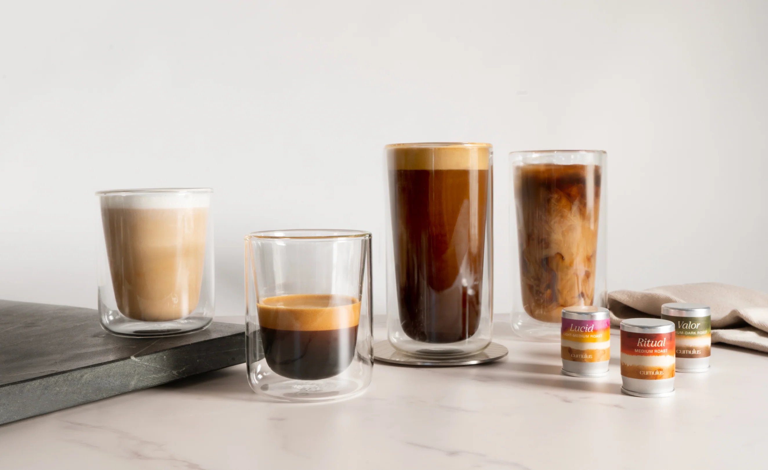 Cold Coffee & Espresso Glasses