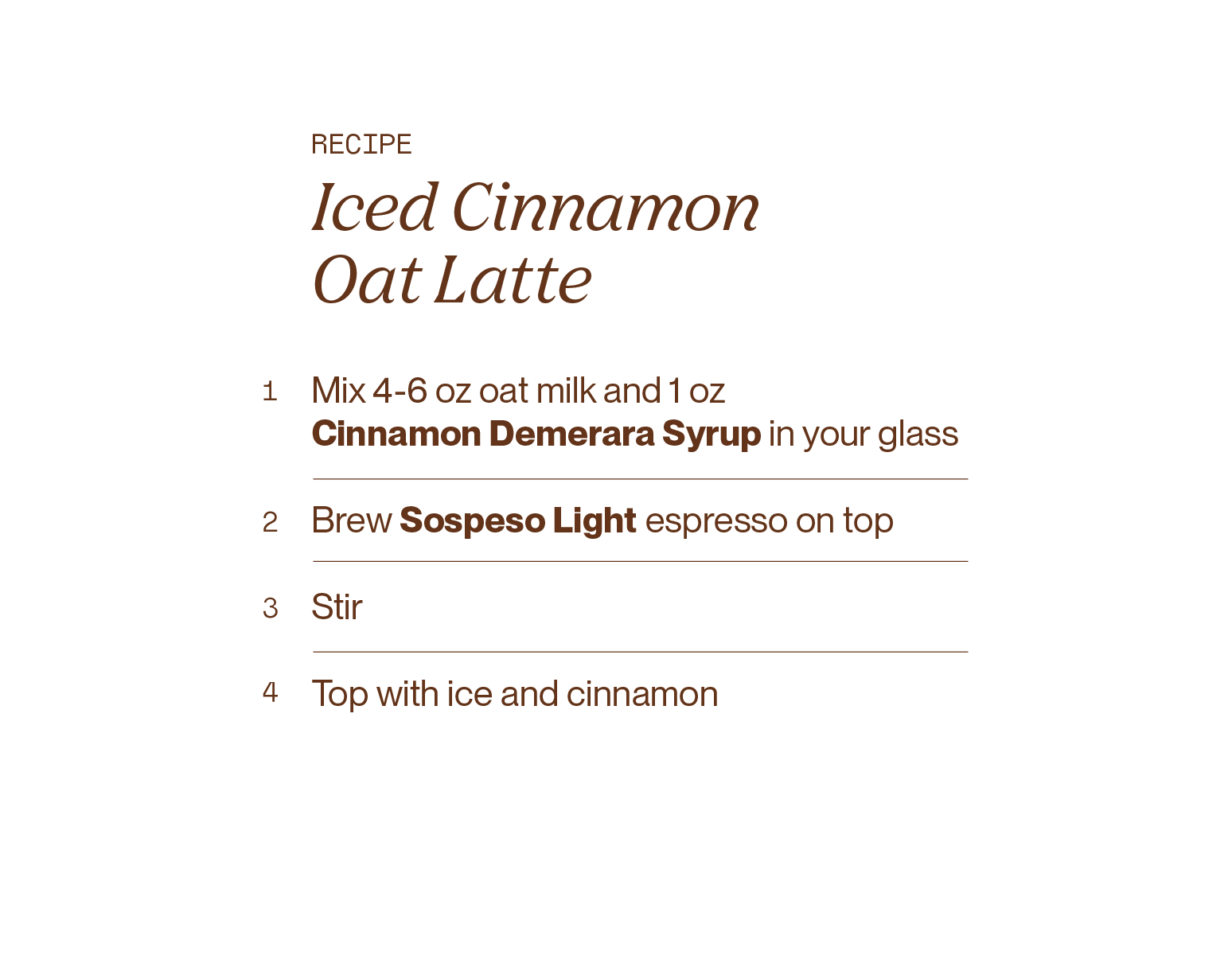 Sospeso Cinnamon Set - Image 3